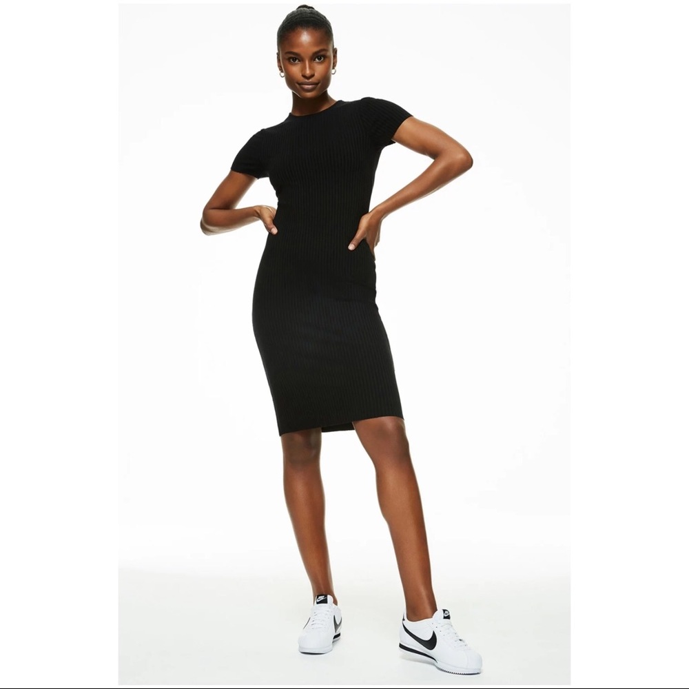 🔥NWOT Bandier rib black dress